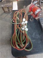 Torch hoses w/gauges