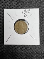 1918-D Wheat Penny