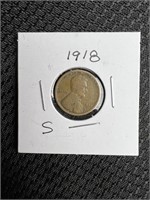 1918-S Wheat Penny