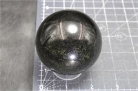 Petrified wood sphere, 2 Â¼ inch