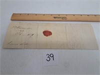 1839 Letter