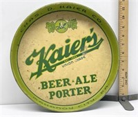 Kaier's Beer Tray, Mahanoy City, PA, shows wear