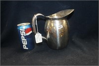 SILVER TONED WATER PITCHER