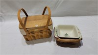 2 longaberger baskets