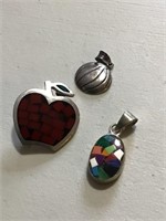 Jewelry .925 Sterling Silver group of 3