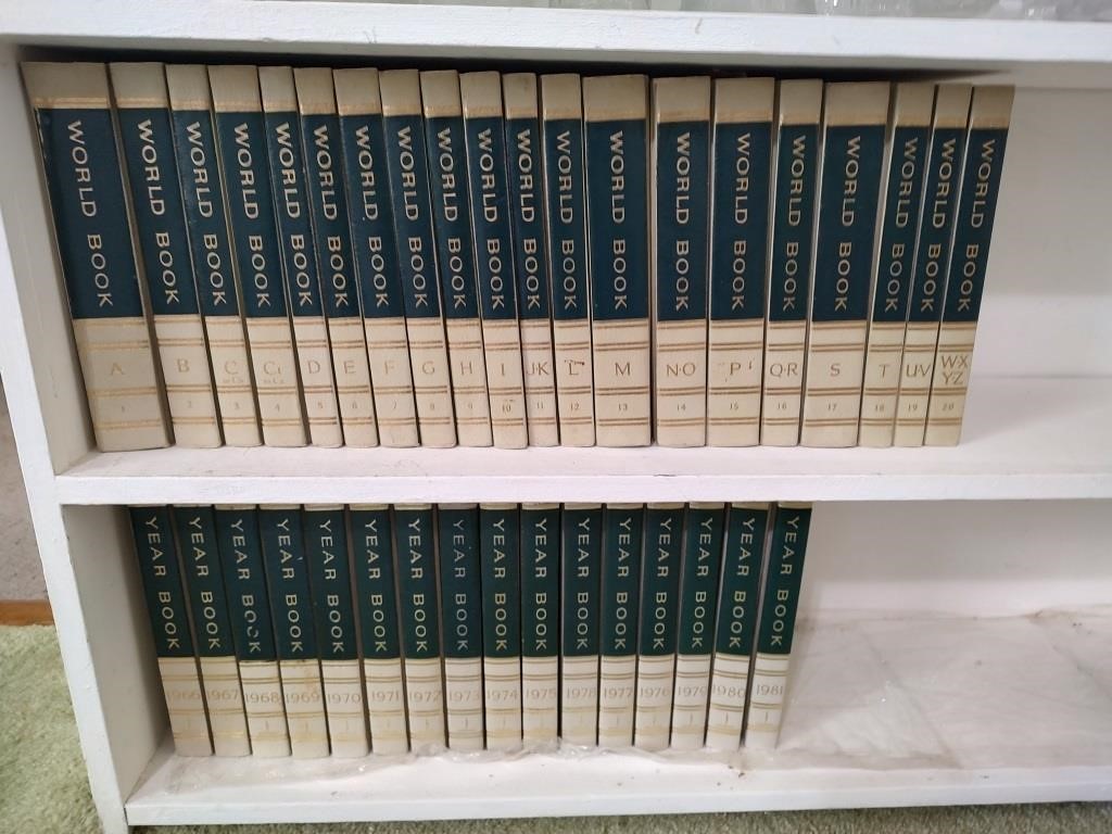 1965 World Book Encyclopedias & Year Books