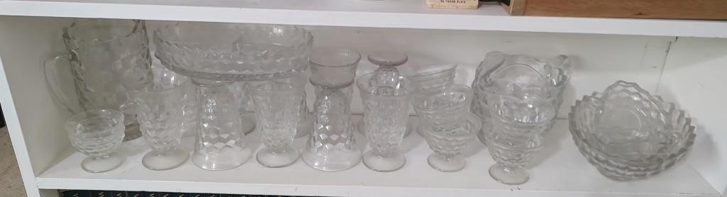 Collection of Fostoria Clear Glassware