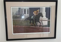 1984 KENTUCKY DERBY WINNER SWALE LAMB RACING PRINT