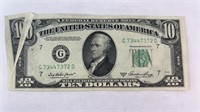 1950A  MISPRINT $10 BILL