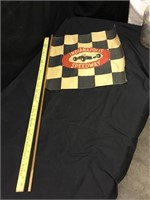 Vintage INDIANAPOLIS 500 SPEEDWAY Checkered Flag