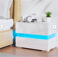 Nightstand with Smart APP Controlled RGB LED