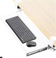 VIVO Clamp-on Computer Keyboard slide tray 20"