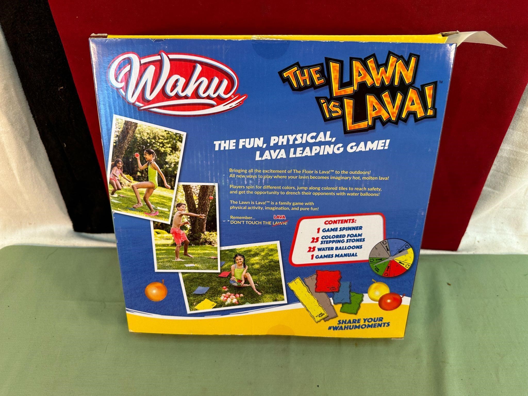 THE LAWN IS LAVA - WATER BALLOON GAME NIP