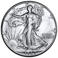 1942-D Walking Liberty Half Dollar CLOSELY UNC