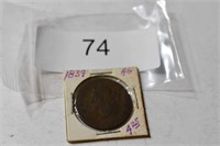 1839 LARGE CENT