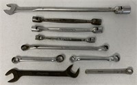 9 Snap-on Assorted Wrenches