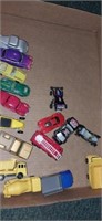 Lot with variety of toy cars