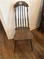 MAHOGANY WINDSOR STYLE LADIES SIDE CHAIR