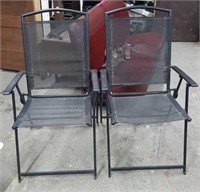 2 Screened Lawn Chairs