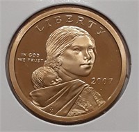 PROOF SACAGAWEA DOLLAR- 2007-S