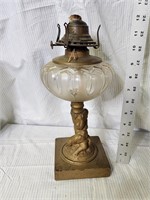 Vintage grape harvest stem oil Lamp