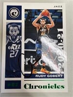 Jazz Rudy Goedert Signed Card with COA