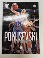 Aleksej Pokusevski Signed Card with COA