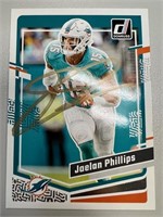 Dolphins Jaelan Phillips Signed Card COA