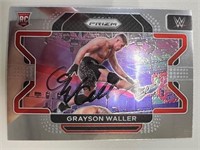 WWE Grayson Waller Signed Card with COA