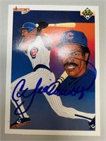 Cubs Andre Johnson Signed Card with COA