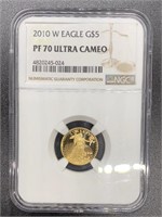 2010 PF 70 Double Eagle $5 Gold Coin