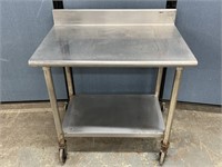 Eagle Group Stainless Steele Table On Wheels