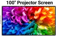 Indoor/Outdoor Projector Screen 100"