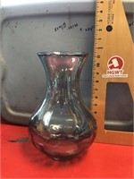 Glass vase - off white