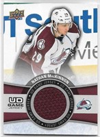 Nathan Mackinnon UD Game Jersey card