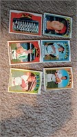 6 Lot Ted Williams, Earl Weaver Trading card