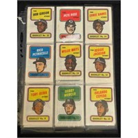 1970 Topps Baseball Storybook Complete Set