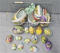 Candy Containers Nesting Eggs Lot Collection