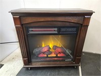 Electric Fireplace Heater 25x24"