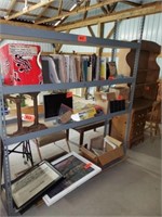 4 SHELF ADJUSTABLE METAL SHELVING UNIT