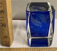 3-D Dolphin Paperweight-3"Tall x 2" x 2"