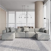 INCOMPLETE Acanva Luxury Sectional Sofa