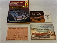 Chevrolet Owners Guides 1962-1963, Haynes Chevrole