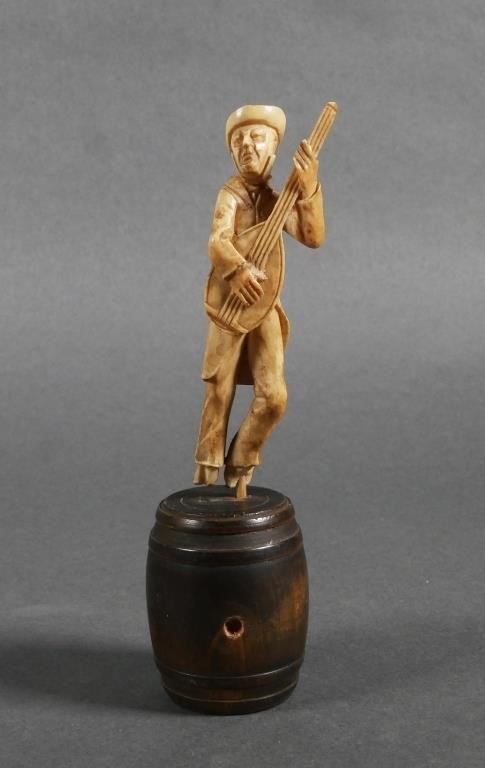 Continental Carved Ivory Figure