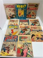 Vintage Comic Books Mixed Lot. Henry  Blondie