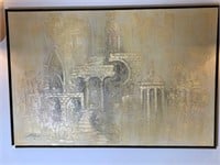 LALIQUE PAINTING ITALY ARTIST ABSTRACT