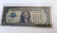 1928 One Dollar Funny Back Silver Certificate