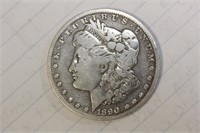 1890-O Morgan Silver Dollar