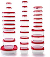 Rubbermaid 60-Piece Food Storage Containers w/lids