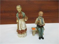 Old Man & Woman Figurines